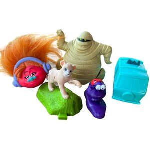 Lot of 5 Random Plastic Collectible Toys (VARIOUS YEARS)-READ